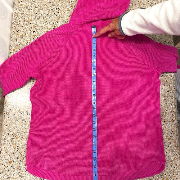 Ralph Lauren Luxury Hoodie Womens M Fuchsia 100% Cotton - Picture 3 of 10